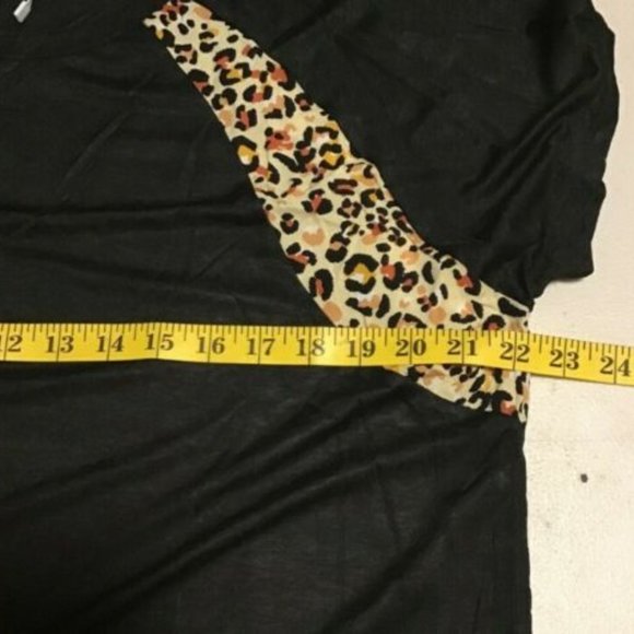 Cinnie Women's Black Short Sleeve Round Neck Casual T Shirt Top Size Large - Picture 9 of 12